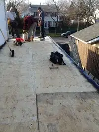 roof pro plus working on a flat roof